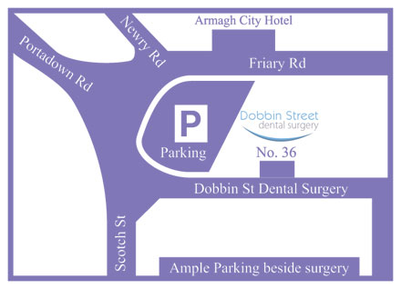 dobbin street dental surgery map